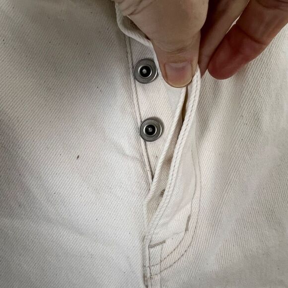 NEW Madewell The Darted Barrel-Leg Vintage Canvas 100% Cotton Jeans Size 29 - Picture 10 of 13